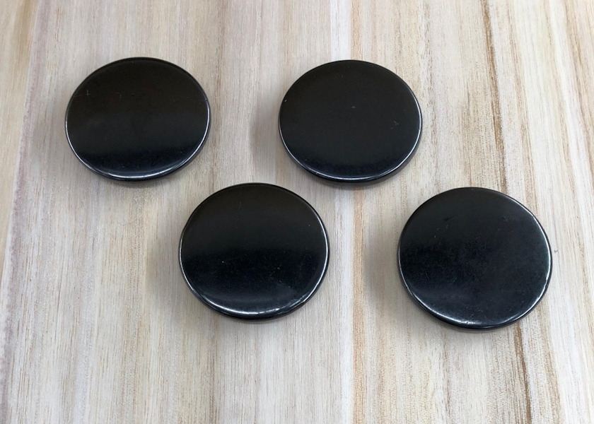 Rodado Plano Shungit pulido